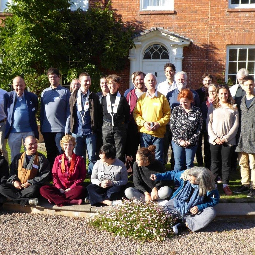 Gruppenfoto Treffen der Europäischen Buddhistischen Union 2018