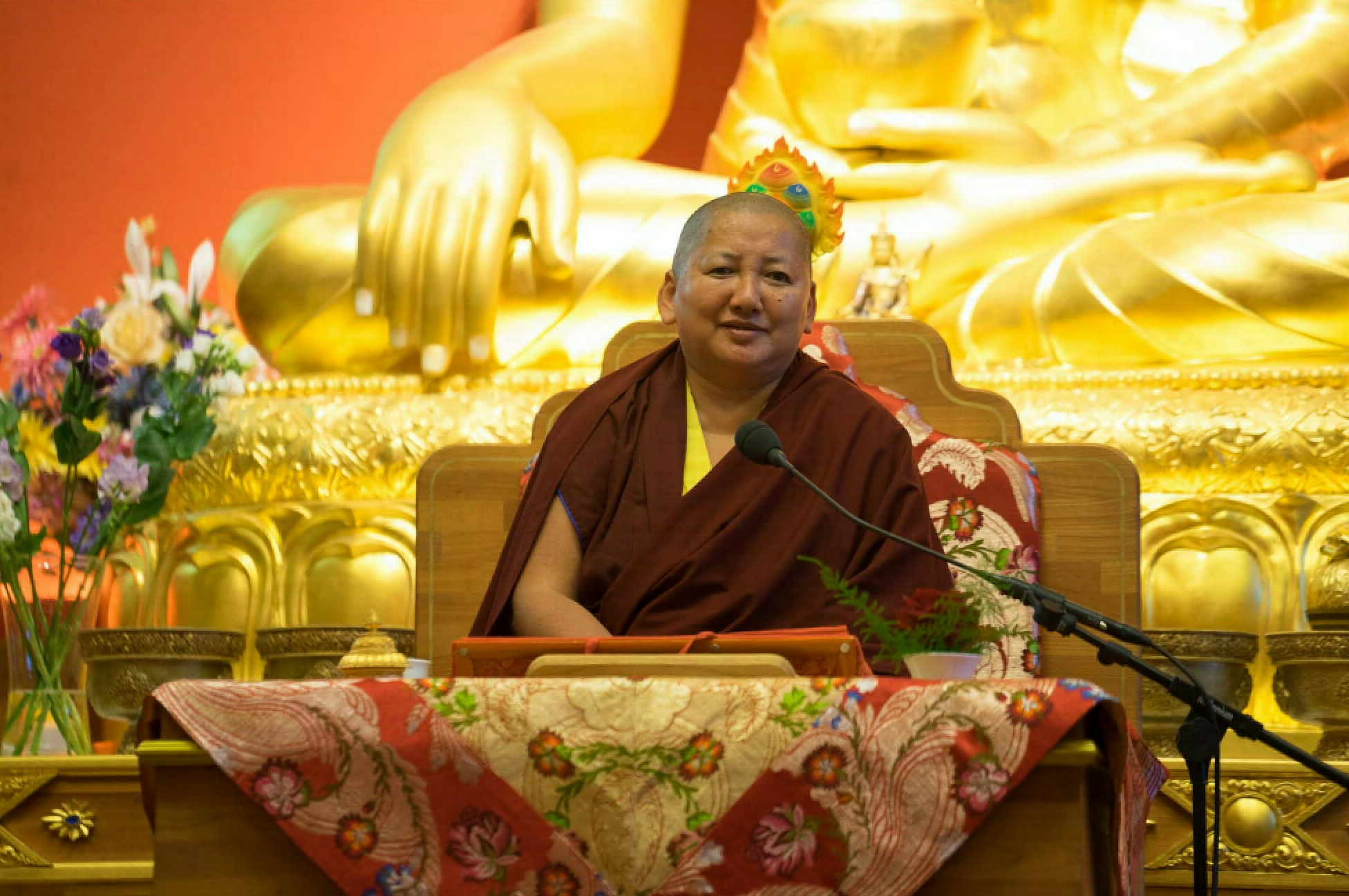 Khandro Rinpoche, 25. April 2018 im Dharma Mati, Berlin